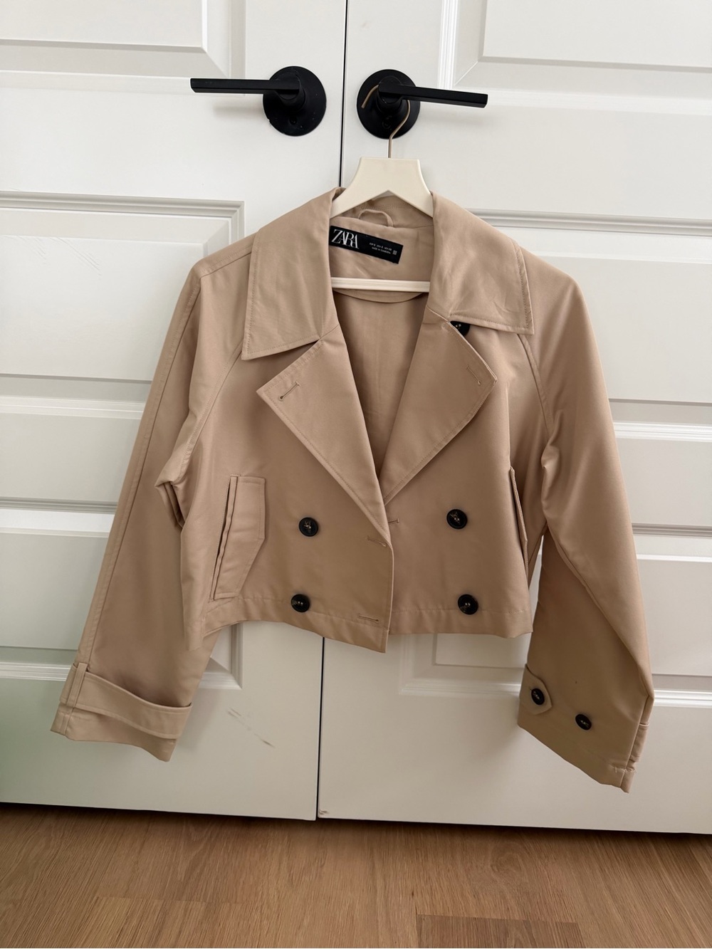 Zara Cropped Trench Coat